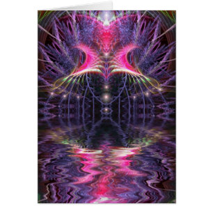 Carte de temple de fractale