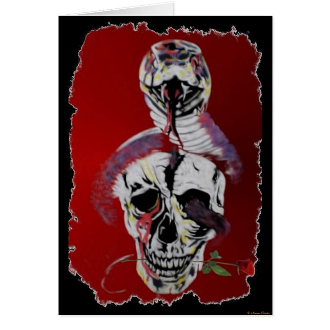 Carte de tête de serpent (Devant)