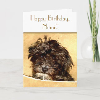 Carte de texte personnalisable pour l'anniversaire