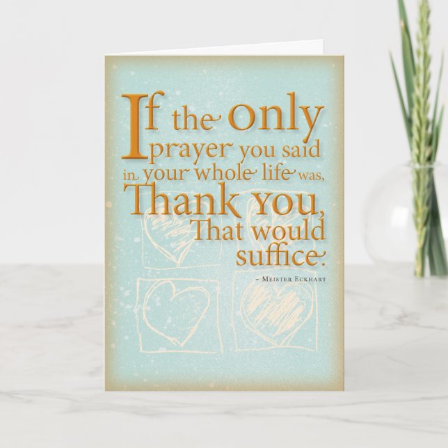 Carte de thanksgiving (Devant)