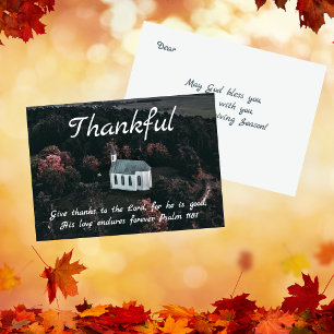 Carte de Thanksgiving chrétienne de foi et de grat