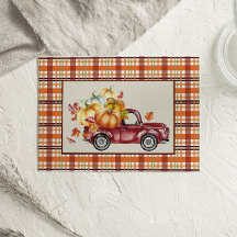 Carte de Thanksgiving Peace Love Remerciements Pai
