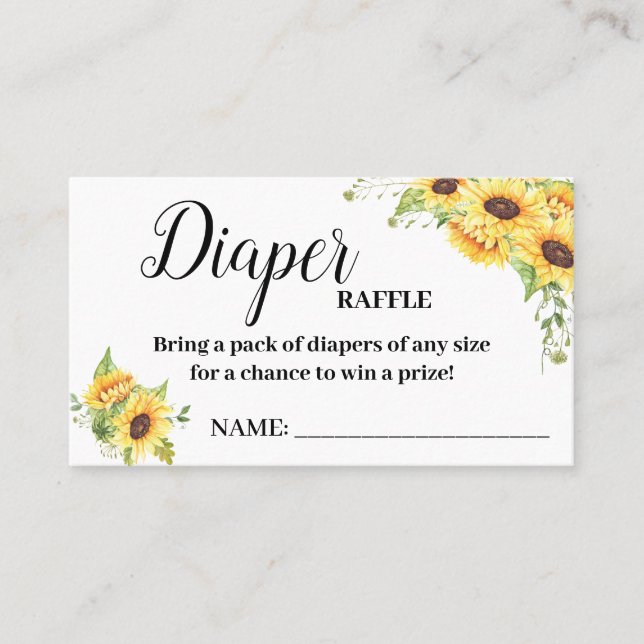 Carte de tirage baby shower de tirage de tomettes  (Devant)