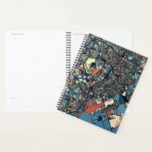 Carte de Tokyo colorée