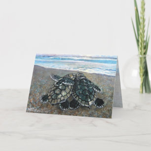 Carte de tortue marine Soul Mates