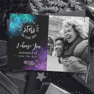 Carte De toutes les étoiles que je vous choisis Photo Sa