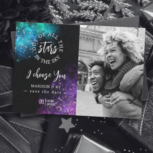 Carte De toutes les étoiles que je vous choisis Photo Sa (Créateur téléchargé)