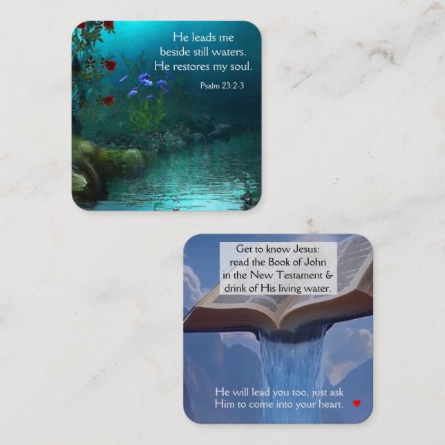 Carte de traçage Gospel (Devant / Derrière)