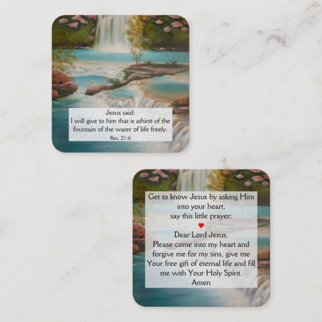 Carte de traçage Gospel (Devant / Derrière)