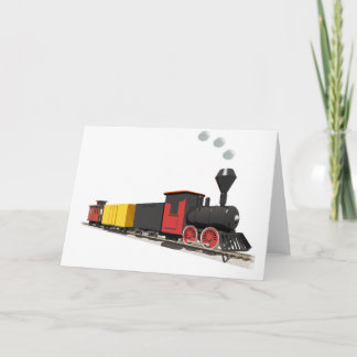 Carte de train de jouet