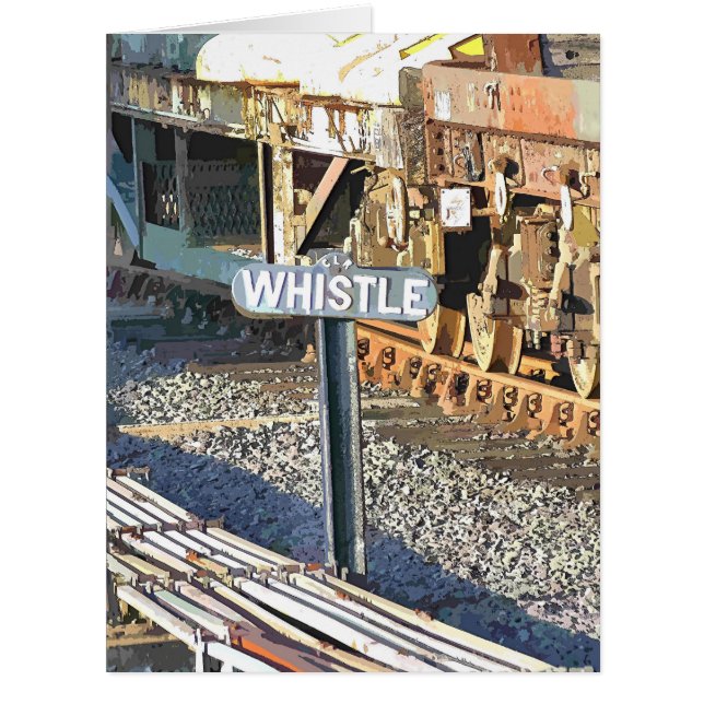 CARTE DE TRAINS À VAPEUR (Devant)