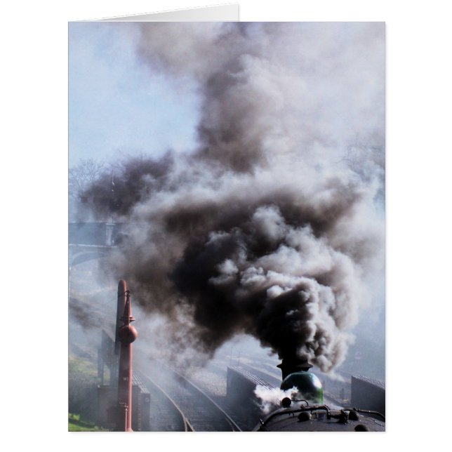 CARTE DE TRAINS À VAPEUR (Devant)