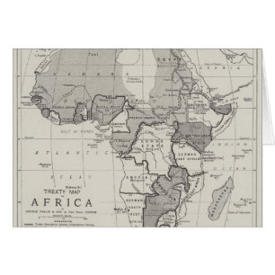 Carte de Traité de l'Afrique