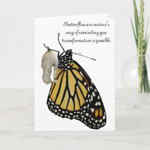 Carte de transformation papillon<Blank Inside>