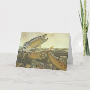 Carte de truite Brown