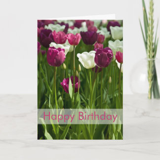 Carte de Tulips | Carte d'anniversaire
