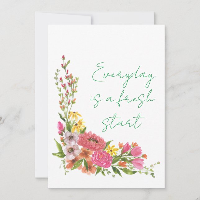 Carte de vacances à plat (Devant)