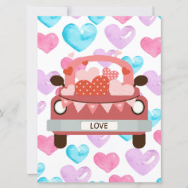 Carte de vacances à plat