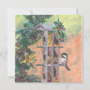 Carte de vacances à plat Birdie