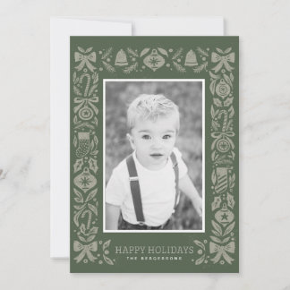 Carte de vacances à plat, taille : 4,25 po x 5,5 p