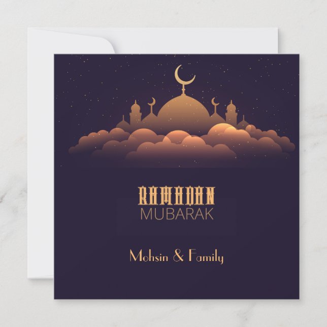 Carte de vacances Appartement Ramadan Moubarak (Devant)