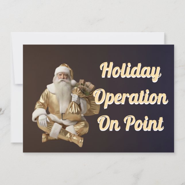 Carte de vacances avec fête joyeuse  (Devant)