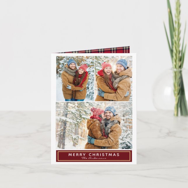 Carte de vacances avec plusieurs photos à motif ca (Devant)
