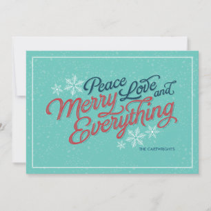 Carte de vacances avec ruban-cadeau script