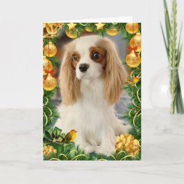 Carte de vacances Blenheim Cavalier Spaniel
