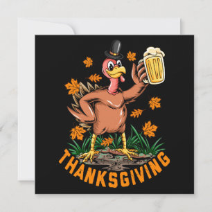 Carte de vacances bon thanksgiving
