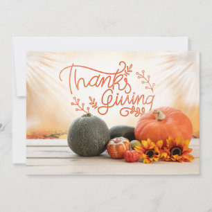 Carte de vacances bon thanksgiving