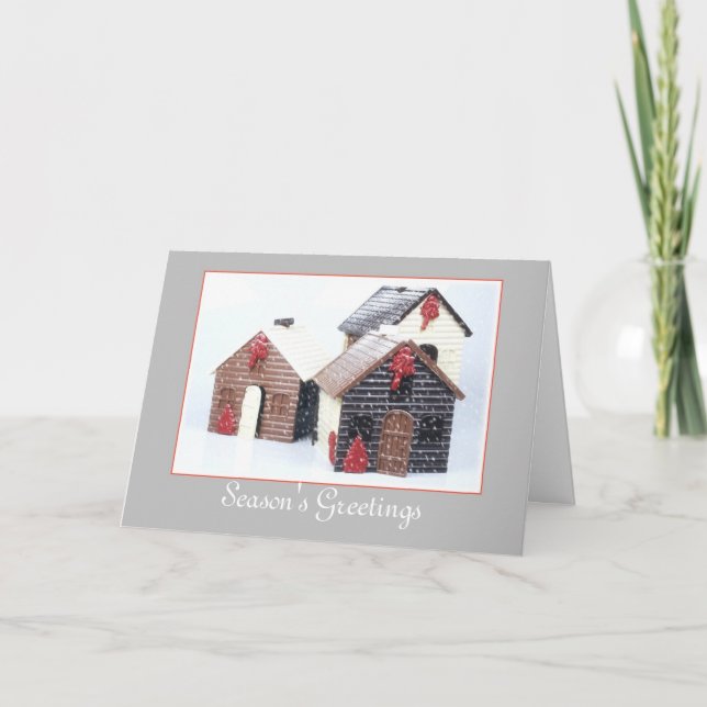 Carte de vacances - Bonnes Fêtes (Devant)