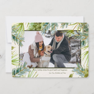 Carte de vacances Boughs of Pine Photo