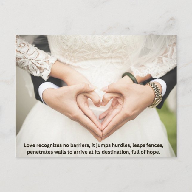 Carte de vacances cadeau de la Saint-Valentin mari (Devant)