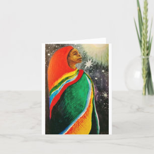 Carte de vacances "Chaleur" Kwanzaa/ hiver