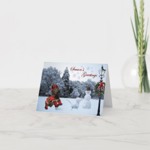Carte de vacances Chase Snowflakes