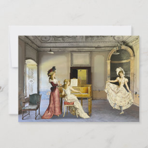 Carte de vacances Dancing Girl Flat
