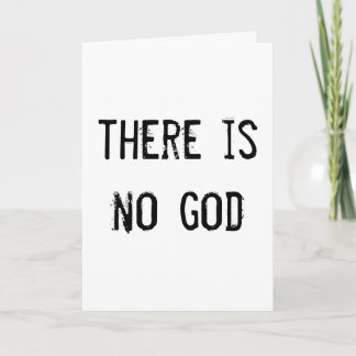 Carte de vacances d'Athiest