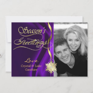 Carte de vacances Dazzling Purple Sparkake