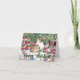 Carte de vacances de cobaye