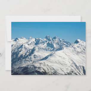 Carte de vacances de Davos Suisse enneigée
