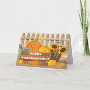 Carte de vacances de Jour d'Action de grâce