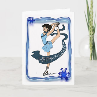 Carte de vacances de la glace sk8r de Manga