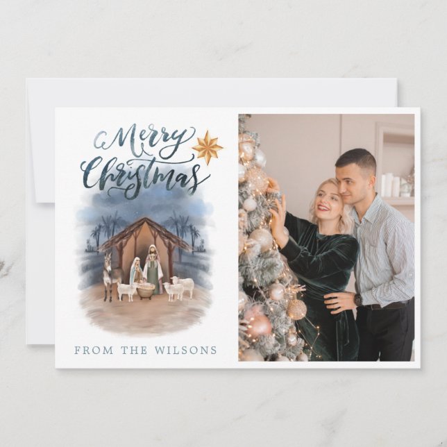 Carte de vacances de la petite ville de Bethléem (Devant)