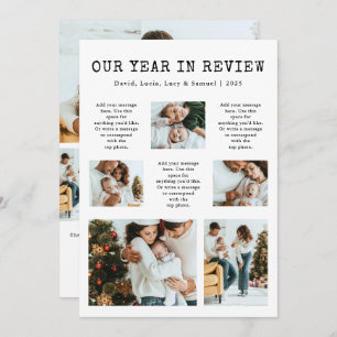 Carte de vacances de l'année photo