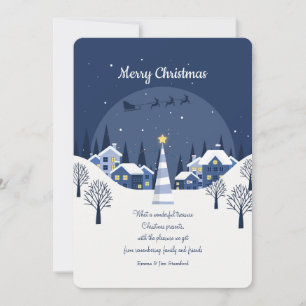 Carte de vacances de Noël