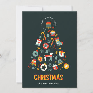 Carte de vacances de Noël