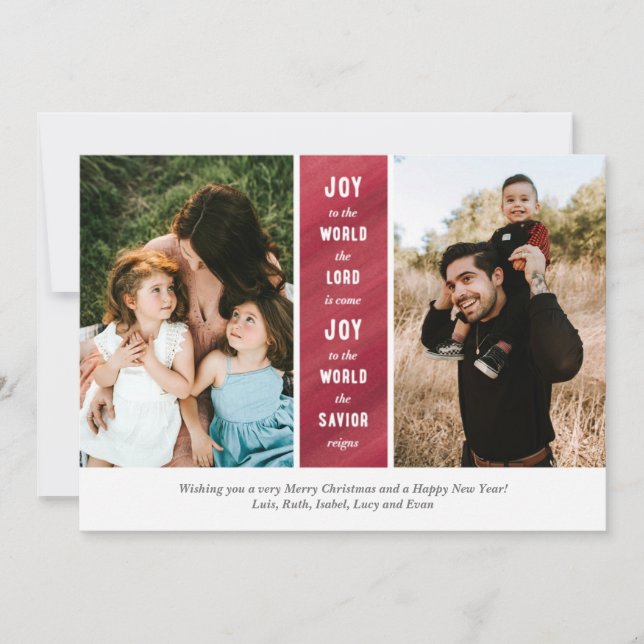 Carte de vacances de Noël (Devant)