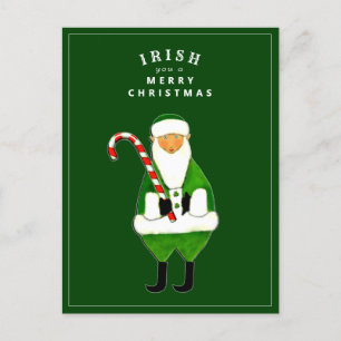 Carte de vacances de Noël irlandaise