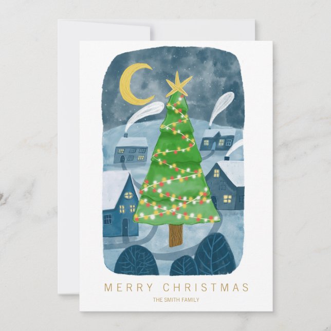 Carte de vacances de Noël personnalisée (Devant)